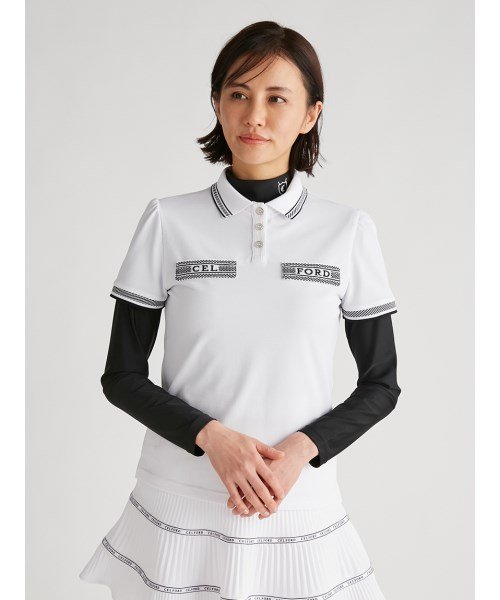 CELFORD GOLF(CELFORD GOLF)/【セットアップ対応商品】【CELFORD GOLF】　ロゴデザインポロシャツ/img11