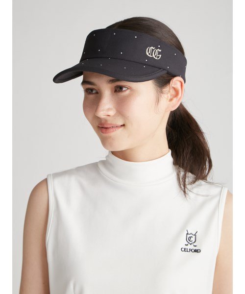 CELFORD GOLF(CELFORD GOLF)/【CELFORD GOLF】　ラインストーンサンバイザー/img18