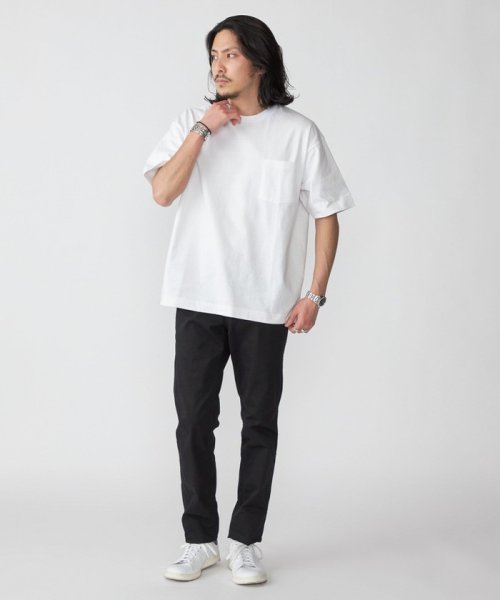 SHIPS MEN(シップス　メン)/*SHIPS:〈汗染み防止加工〉ビッグシルエット ヘビーウェイト ポケット Tシャツ 23SS/img01