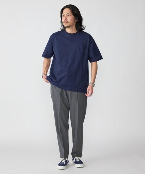 SHIPS MEN(シップス　メン)/*SHIPS:〈汗染み防止加工〉ビッグシルエット ヘビーウェイト ポケット Tシャツ 23SS/img08