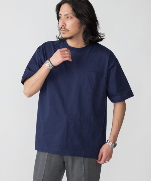 SHIPS MEN(シップス　メン)/*SHIPS:〈汗染み防止加工〉ビッグシルエット ヘビーウェイト ポケット Tシャツ 23SS/img31