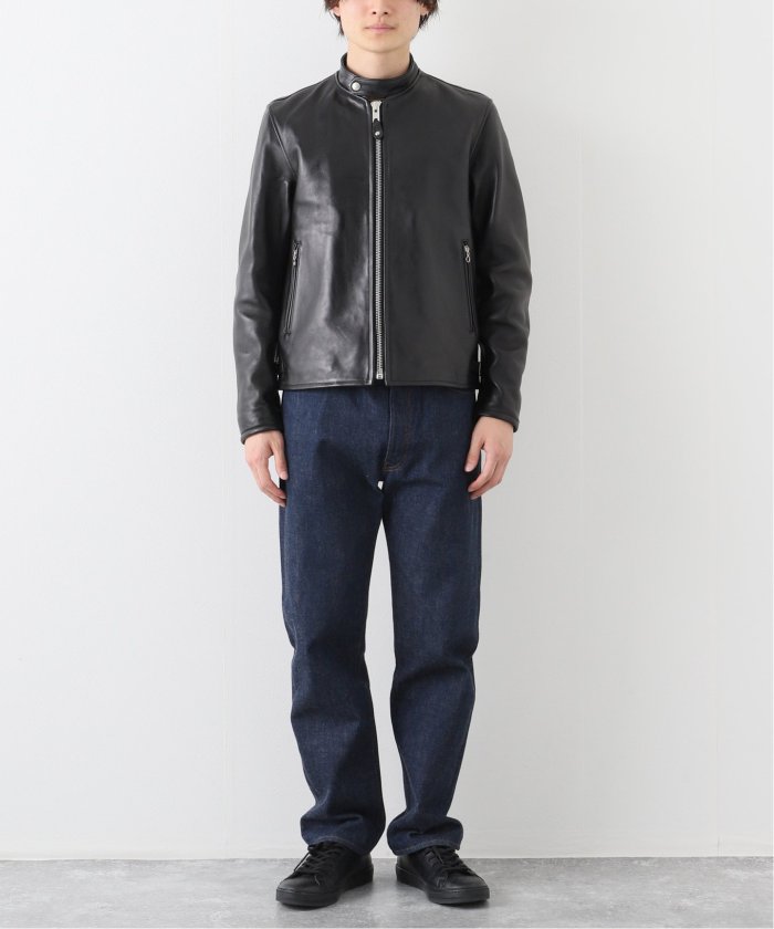 Schott ブラック レザー シングルライダース 641 サイズ40