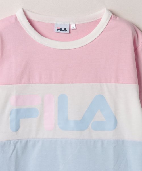 FILA（School Kids）(フィラ（スクール　キッズ）)/【キッズ】三段切替 Tシャツ ガールズ/img02