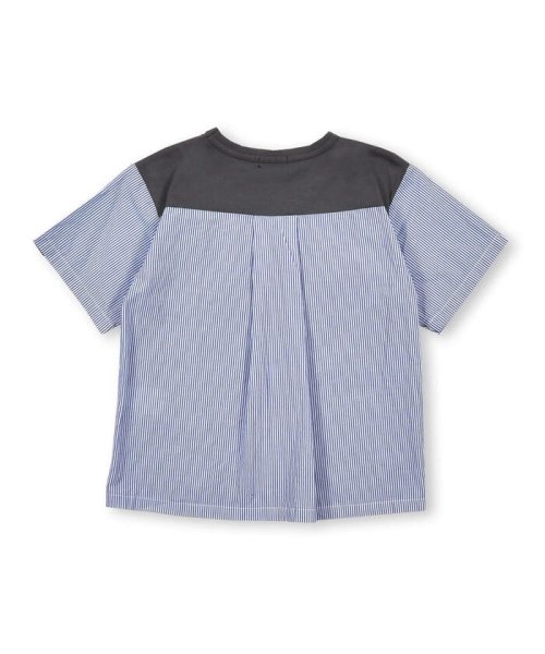 BeBe(ベベ)/ストライプドッキングTシャツ(90~150cm)/img06