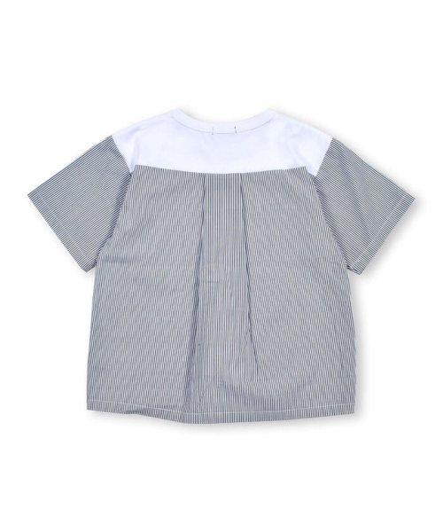BeBe(ベベ)/ストライプドッキングTシャツ(90~150cm)/img14