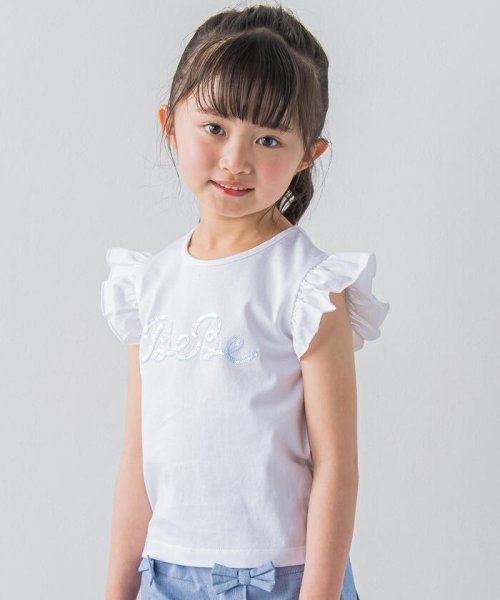 BeBe(ベベ)/スパンコールロゴプリント Tシャツ(100~150cm)/img06