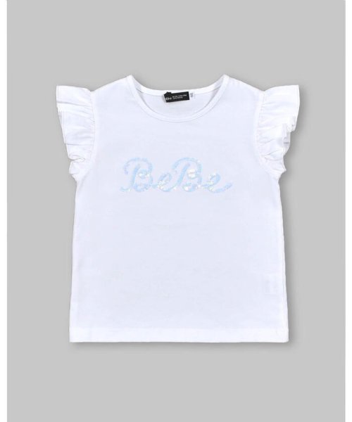 BeBe(ベベ)/スパンコールロゴプリント Tシャツ(100~150cm)/img14