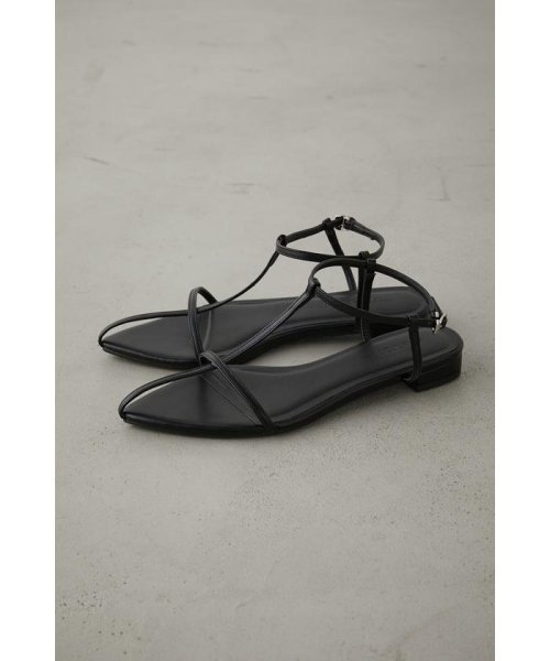 AZUL by moussy(アズールバイマウジー)/T－STRAP POINTED TOE SANDALS/img01
