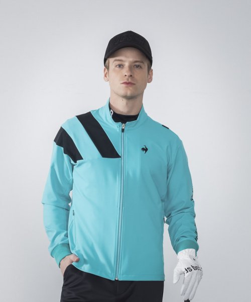 le coq sportif GOLF (ルコックスポルティフ（ゴルフ）)/【RIJOUME/リジューム】ニットライクブルゾン (ストレッチ/DESCENTE ECO/再生材料使用型)/img03