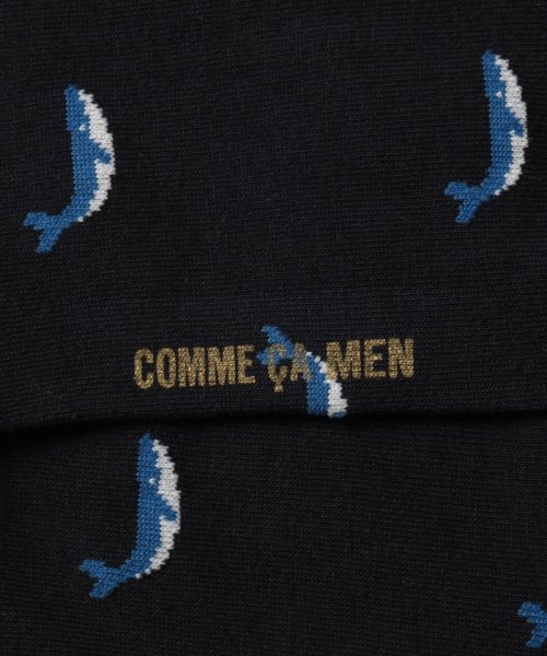 COMME CA MEN(コムサメン)/コムサメン　クジラ柄ソックス/img01