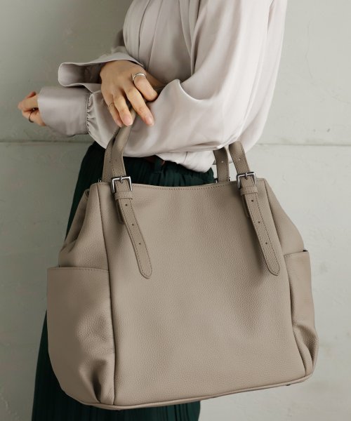 本革ベルトハンドルトートバッグ【aroco/アロコ】 レディース a4 大きめ 通勤通学 肩掛け お仕事バッグ 通勤バッグ ビジネスバッグ 縦型 シュリンクレザ 人気・おすすめ｜多用途・生活用品におすすめ 口コミ人気 即納 比較検討中の方に