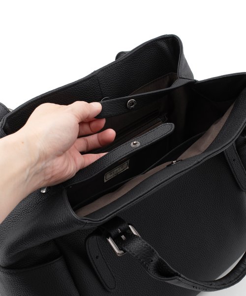 本革ベルトハンドルトートバッグ【aroco/アロコ】 レディース a4 大きめ 通勤通学 肩掛け お仕事バッグ 通勤バッグ ビジネスバッグ 縦型 シュリンクレザ 人気・おすすめ｜多用途・生活用品におすすめ 口コミ人気 即納 比較検討中の方に