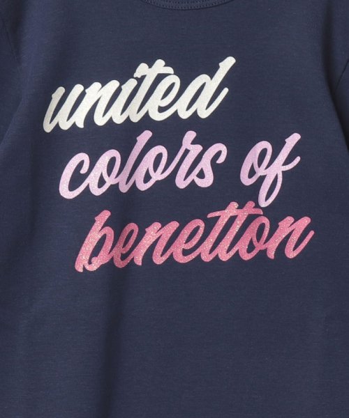 BENETTON (UNITED COLORS OF BENETTON GIRLS)(ユナイテッド　カラーズ　オブ　ベネトン　ガールズ)/キッズロゴプリント長袖Tシャツ・カットソーG/img08