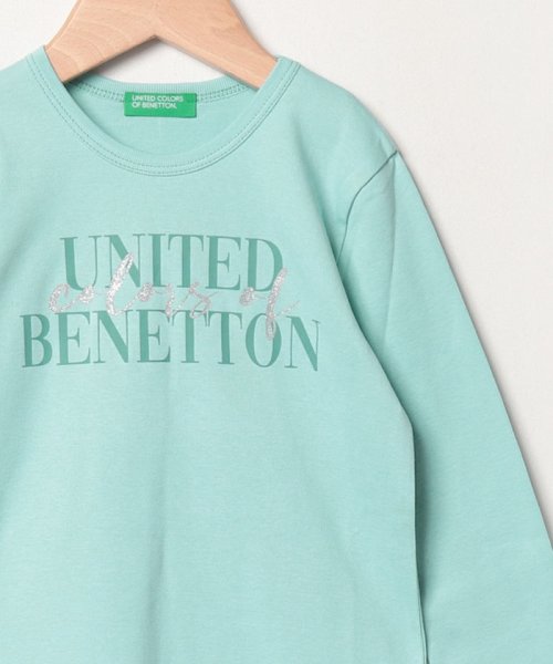 BENETTON (UNITED COLORS OF BENETTON GIRLS)(ユナイテッド　カラーズ　オブ　ベネトン　ガールズ)/キッズロゴプリント長袖Tシャツ・カットソーG/img11