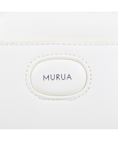 MURUA(ムルーア)/MURUA ムルーア バッグ ショルダーバッグ スリムポシェット レディース 斜めがけ 小さめ SLIM POCHETTE ブラック ホワイト ベージュ 黒 白/img12