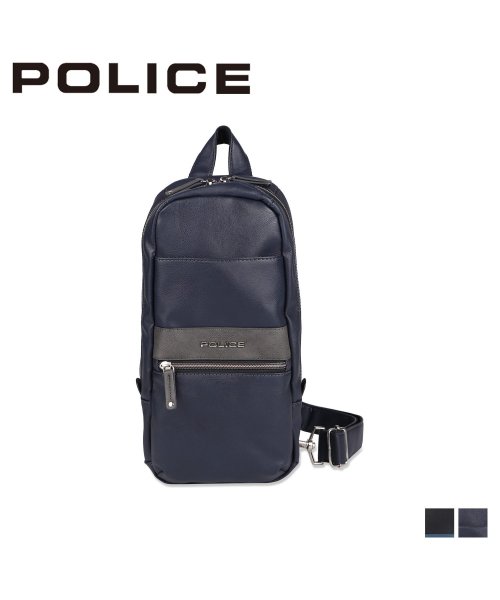POLICE(ポリス)/ポリス POLICE ショルダーバッグ ボディバッグ ワンショルダー メンズ BODY BAG ブラック ネイビー 黒 PA－66000/img01