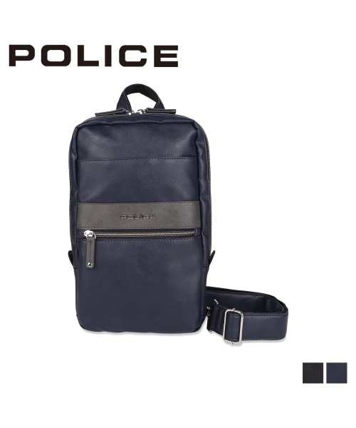 POLICE(ポリス)/ポリス POLICE ショルダーバッグ ボディバッグ ワンショルダー メンズ BODY BAG ブラック ネイビー 黒 PA－66001/img01