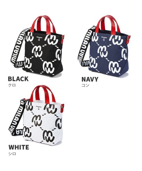 ミラミラン トートバッグ ミニトート ショルダーバッグ メンズ レディース ブランド ファスナー付き 小さめ 撥水 mila milan 259711 ミラ ミニトート mila milan