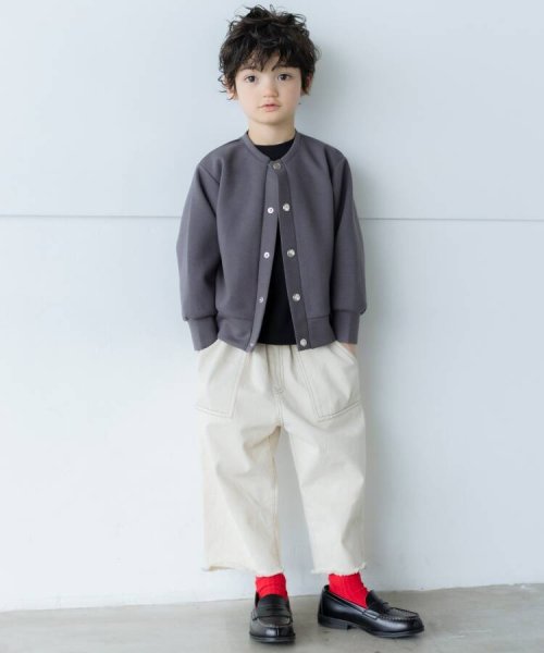 THE SHOP TK（KID）(ザ　ショップ　ティーケー（キッズ）)/【セットアップ】配色ステッチベイカーパンツ/img01