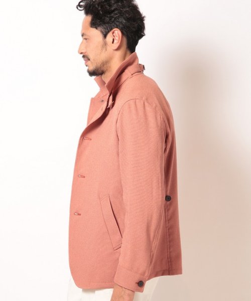 DISTINCTION MEN'S BIGI(ディスティンクションメンズビギ)/リネンライクオックスストレッチスタンドカラーブルゾン/img08