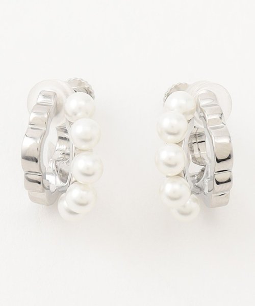 TOCCA(TOCCA)/PEARL CLOVER HOOP EARRINGS イヤリング/img01