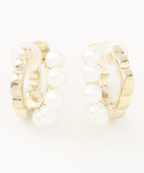 TOCCA(TOCCA)/PEARL CLOVER HOOP EARRINGS イヤリング/img02