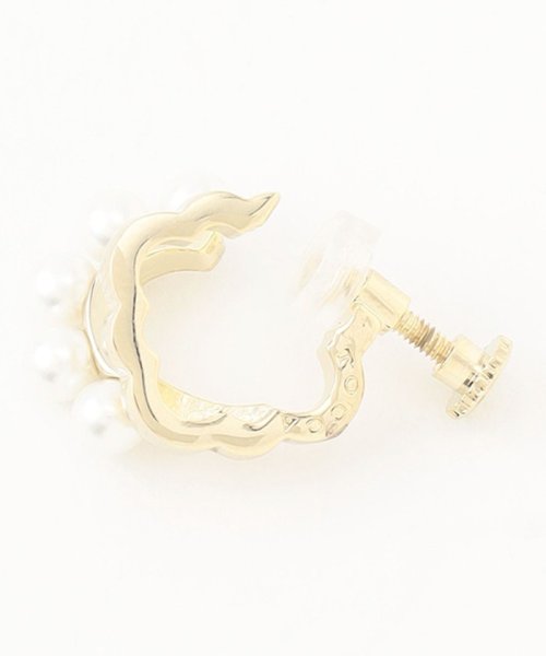 TOCCA(TOCCA)/PEARL CLOVER HOOP EARRINGS イヤリング/img03