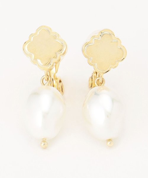TOCCA(TOCCA)/SWING PEARL CLOVER EARRINGS イヤリング/img06