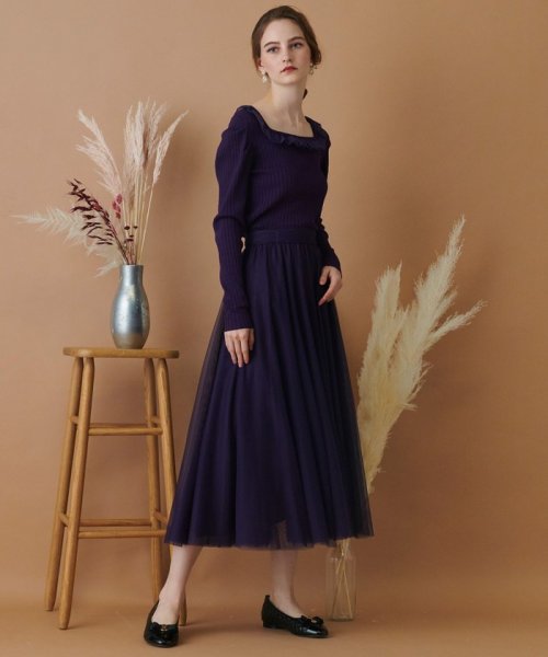 TOCCA(TOCCA)/【WEB限定】【TOCCA LAVENDER】Fluffy Tulle Skirt スカート/img04