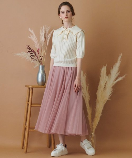 TOCCA(TOCCA)/【WEB限定】【TOCCA LAVENDER】Fluffy Tulle Skirt スカート/img12