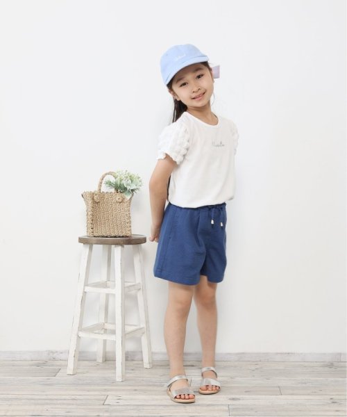 ikka kids(イッカ　キッズ)/ストレッチパナマキュロット（120〜160cm）/img03