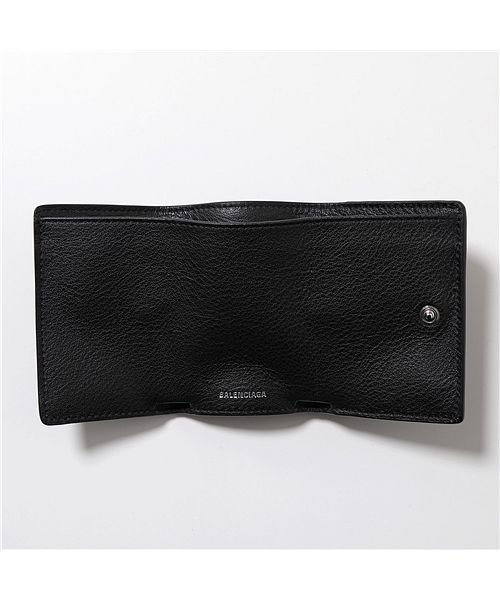 BALENCIAGA(バレンシアガ)/【BALENCIAGA(バレンシアガ)】三つ折り財布 PAPER ZA MINI WALLET ペーパーミニウォレット 391446 DLQ0N 18D3N D/img02