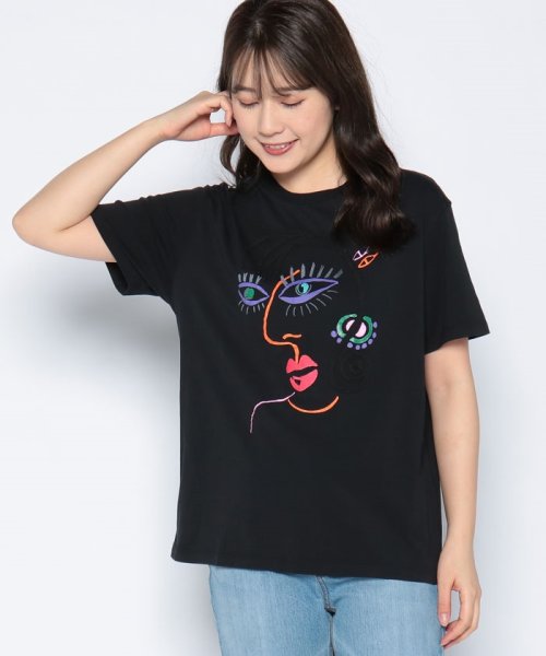 Desigual(デシグアル)/フェイス 半袖Tシャツ/img05