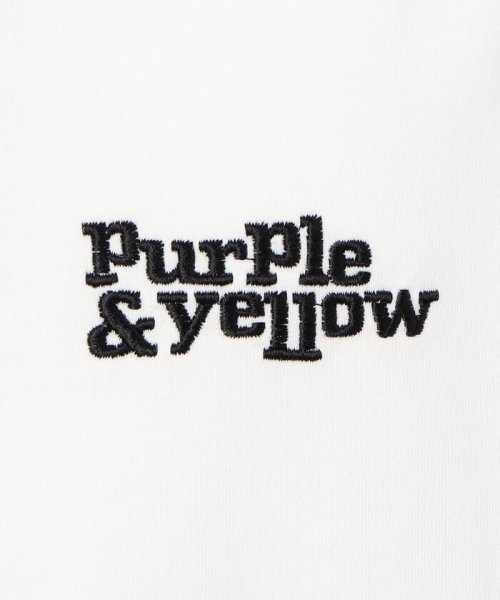 Purple & Yellow(パープル＆イエロー)/ハーフジップ ５分袖プルオーバー/img29