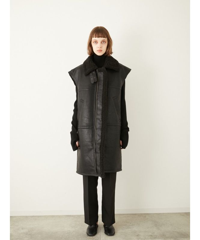 la peau de gem B-3ロングボアベスト