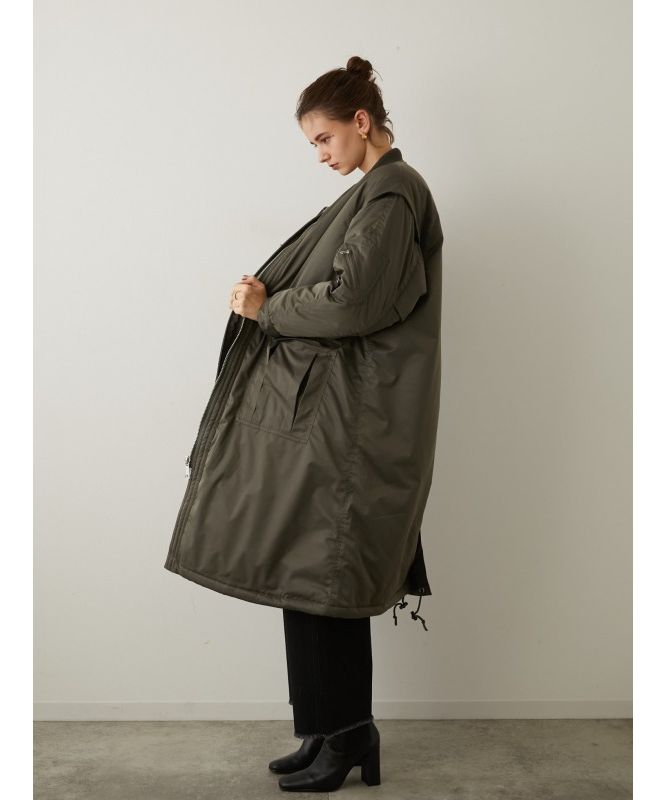 LE PEAU DE GEM short MA-1 blouson