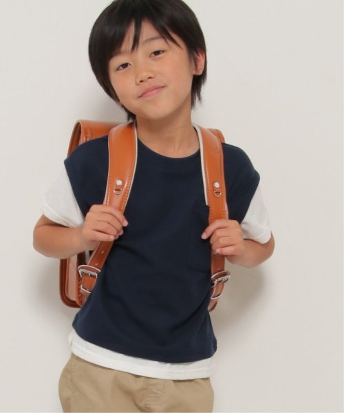 ikka kids(イッカ　キッズ)/ポケット付き鹿の子ベストレイヤードTシャツ（120〜160cm）/img07