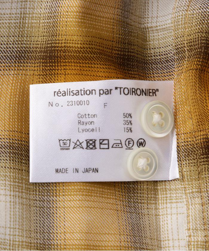 Toironier/トワロニエ/Ombre Shirt (505207232) | ガーデン(GARDEN 