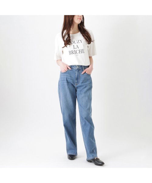 MAC HOUSE(women)(マックハウス（レディース）)/NAVY ネイビー GOOD STYLE JEANS バギーパンツ NV－N－W009/img03