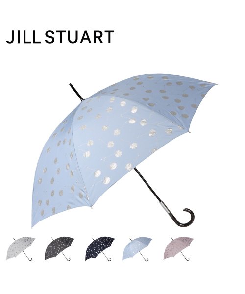 JILL STUART(ジル スチュアート)/ジルスチュアート JILLSTUART 長傘 雨傘 レディース 60cm 軽量 オフ ホワイト グレー ネイビー ブルー ピンク 1JI11027/img02