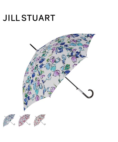 JILL STUART(ジル スチュアート)/ジルスチュアート JILLSTUART 長傘 雨傘 ジャンプ傘 レディース 60cm 軽量 ブルー ピンク マルチ 1JI11042/img01