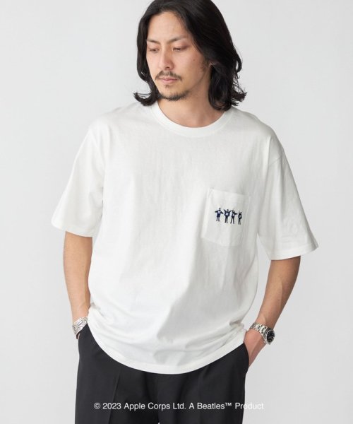 SHIPS MEN(シップス　メン)/*SHIPS: THE BEATLES コラボレーション ミニ エンブロイダリー ポケット Tシャツ/img23