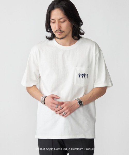 SHIPS MEN(シップス　メン)/*SHIPS: THE BEATLES コラボレーション ミニ エンブロイダリー ポケット Tシャツ/img24