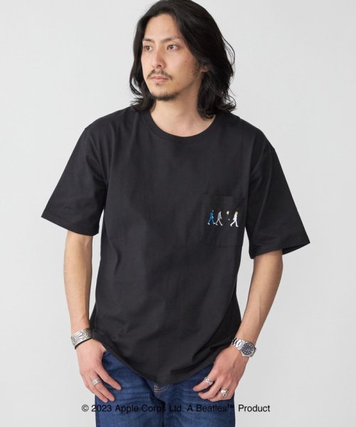 SHIPS MEN(シップス　メン)/*SHIPS: THE BEATLES コラボレーション ミニ エンブロイダリー ポケット Tシャツ/img31