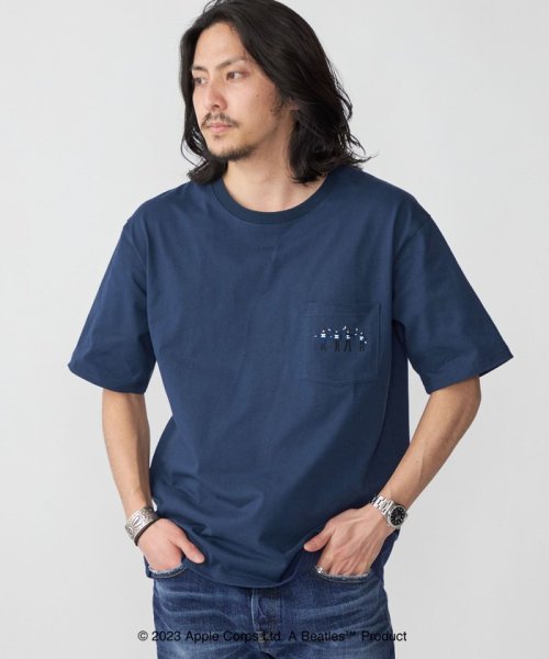 SHIPS MEN(シップス　メン)/*SHIPS: THE BEATLES コラボレーション ミニ エンブロイダリー ポケット Tシャツ/img41