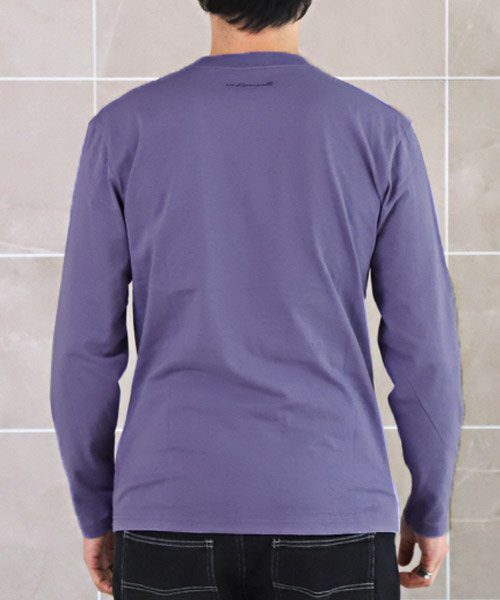 LUXSTYLE(ラグスタイル)/TRAP/U(トラップユー)プリントロンT/ロンT メンズ 長袖Tシャツ プリント ボックスロゴ ロゴプリント/img01