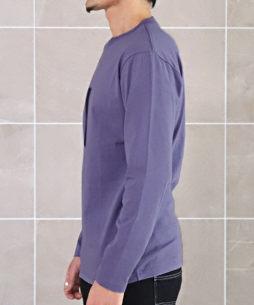 LUXSTYLE(ラグスタイル)/TRAP/U(トラップユー)プリントロンT/ロンT メンズ 長袖Tシャツ プリント ボックスロゴ ロゴプリント/img02