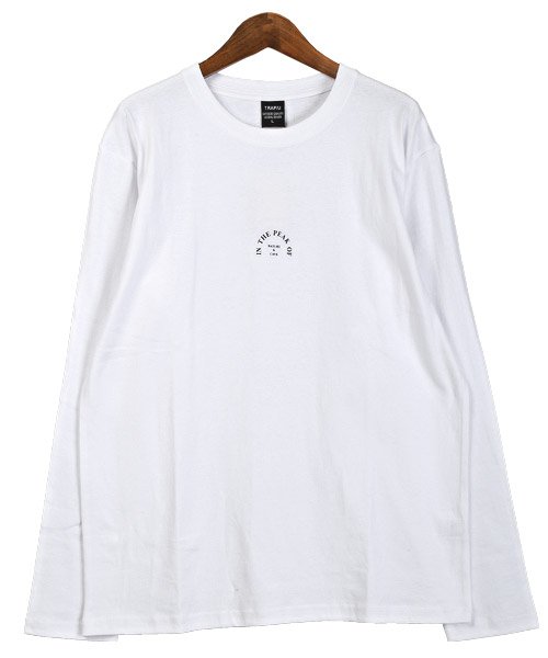 LUXSTYLE(ラグスタイル)/TRAP/U(トラップユー)ロゴプリントロンT/ロンT メンズ 長袖Tシャツ ロゴ プリント ワンポイント シンプル/img06
