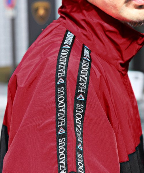 LUXSTYLE(ラグスタイル)/ナイロンスタンドジャケット/スタンドジャケット メンズ レディース ナイロン ロゴ 刺繍 ビッグシルエット/img10