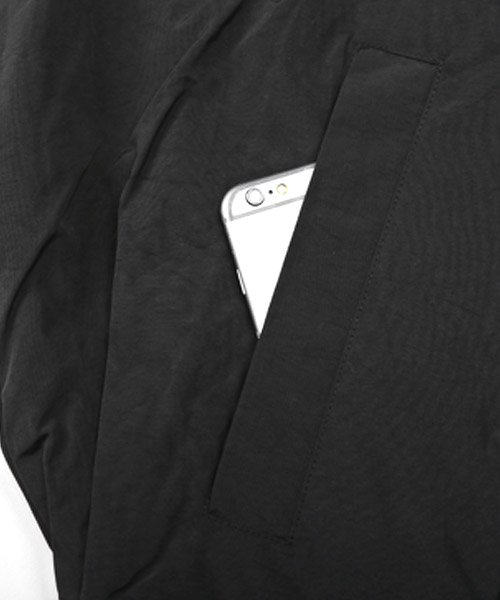LUXSTYLE(ラグスタイル)/ナイロンスタンドジャケット/スタンドジャケット メンズ レディース ナイロン ロゴ 刺繍 ビッグシルエット/img16